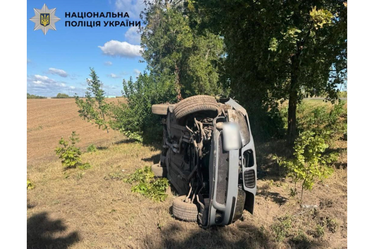 На Бориспільщині п’яний водій BMW злетів у кювет: пасажира госпіталізували