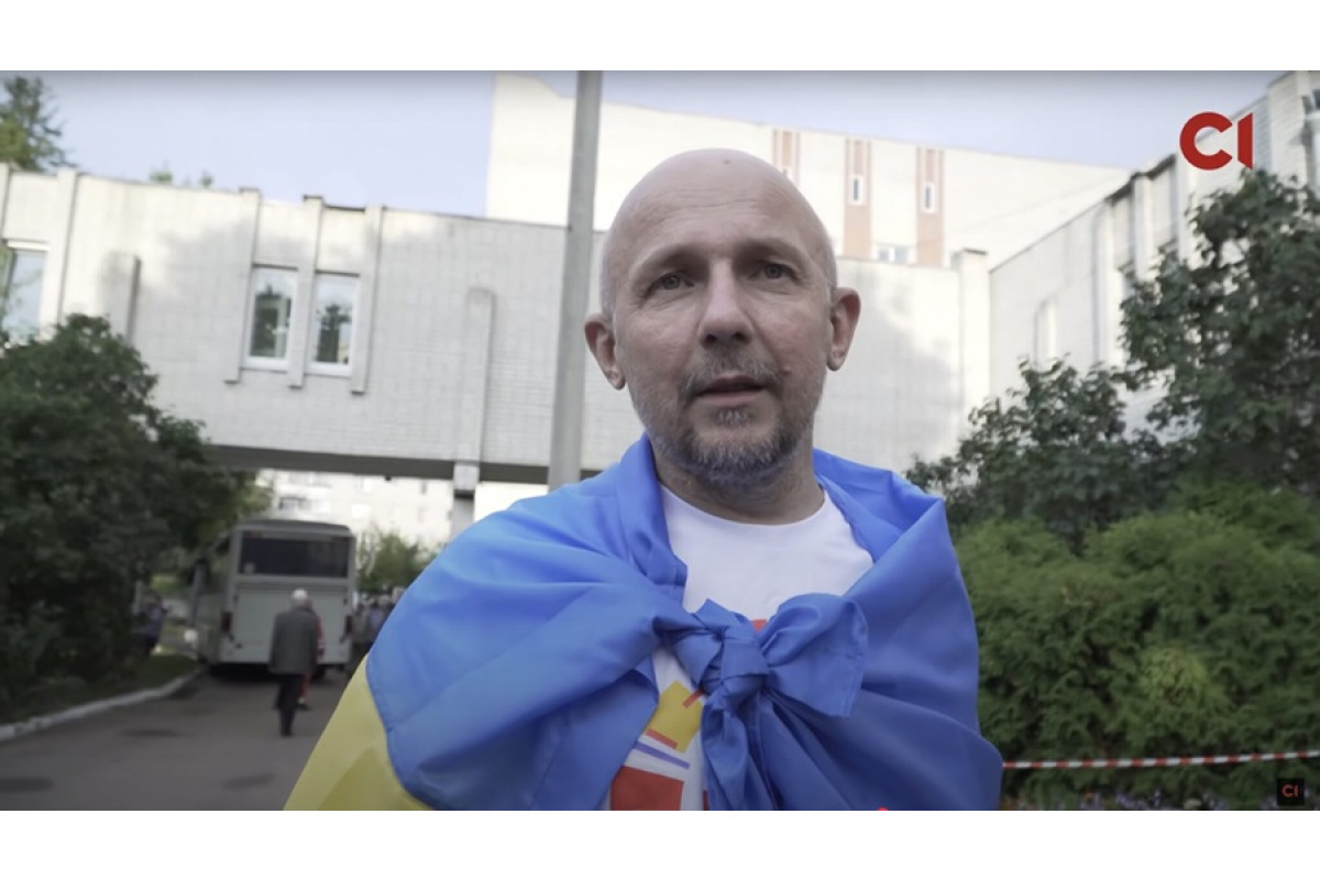 Це сталося: Хилюк вдома після понад трьох років у в’язницях РФ