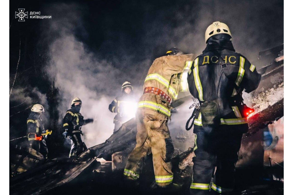 У Білогородській громаді горіла база відпочинку (ВІДЕО)