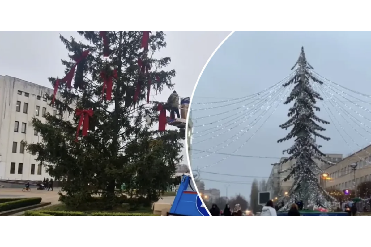 Скандал у Броварах: містян обурила концепція міської ялинки