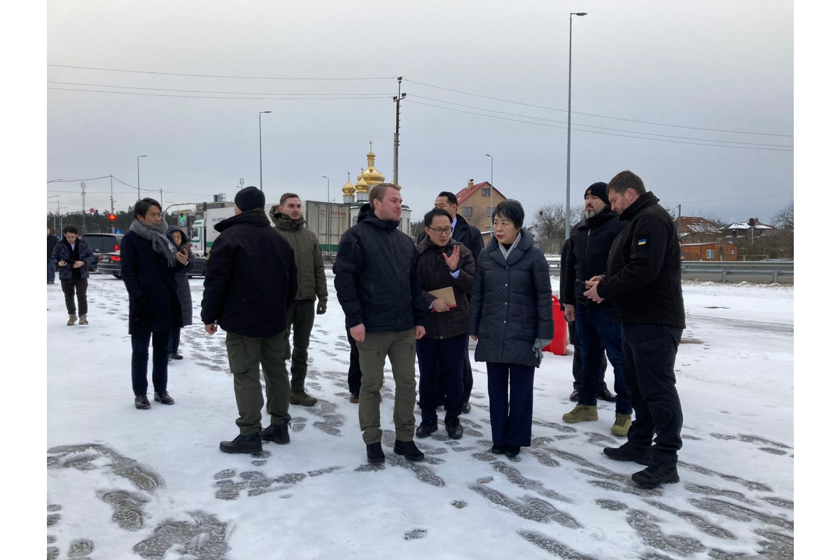 Глава МЗС Японії Камікава Йоко відвідала Ірпінь (ФОТО)