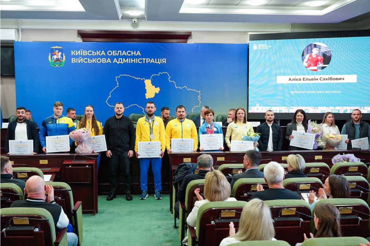 На Київщині відзначили провідних спортсменів і обговорили розвиток спорту та молодіжної політики