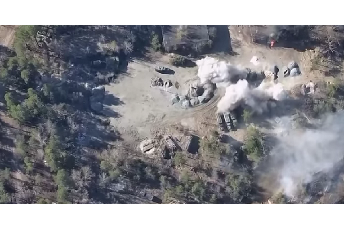 На Київщині артилеристи ЗСУ знищили командний пункт ворога (ВІДЕО)