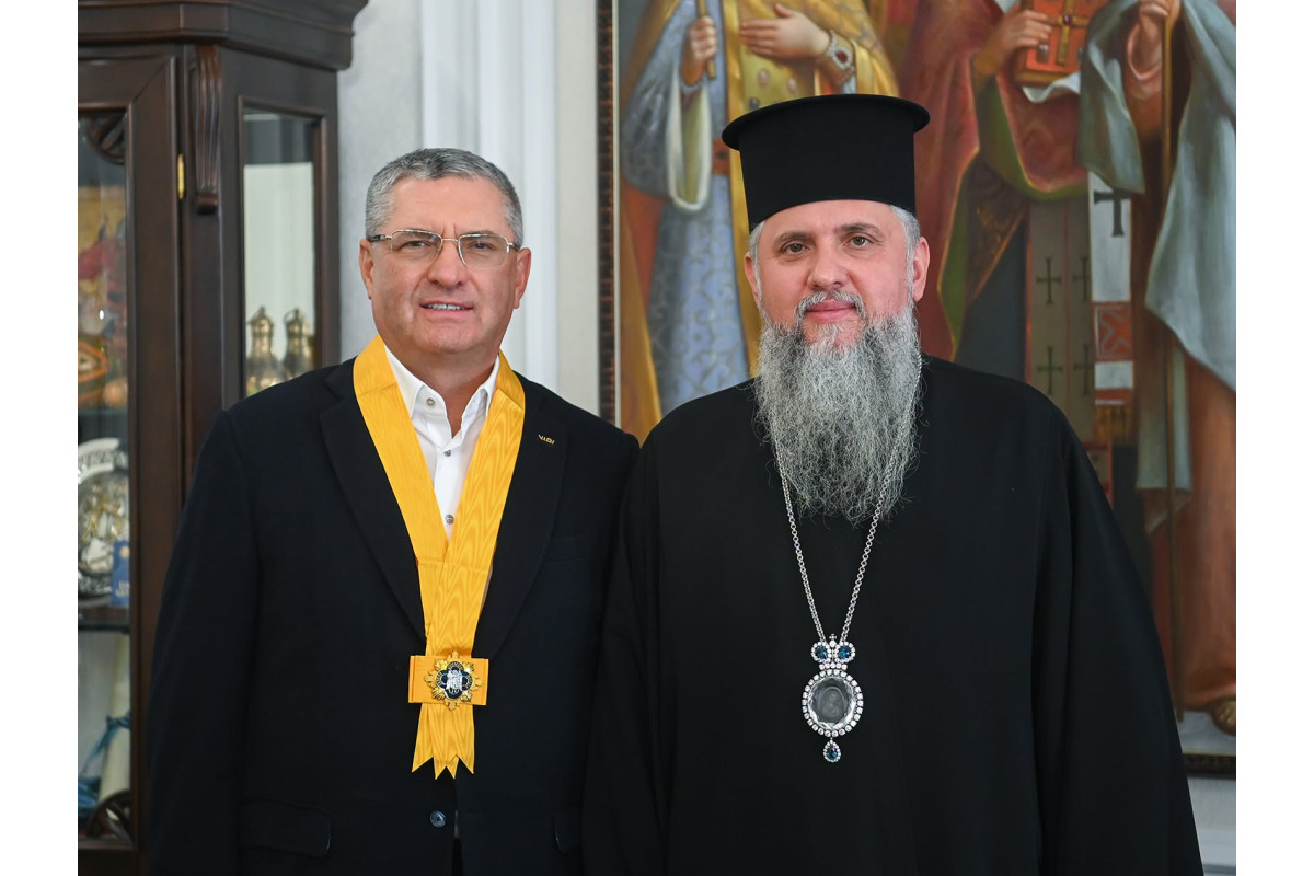 Відомий на Київщині підприємець отримав нагороду від Предстоятеля ПЦУ Єпіфанія