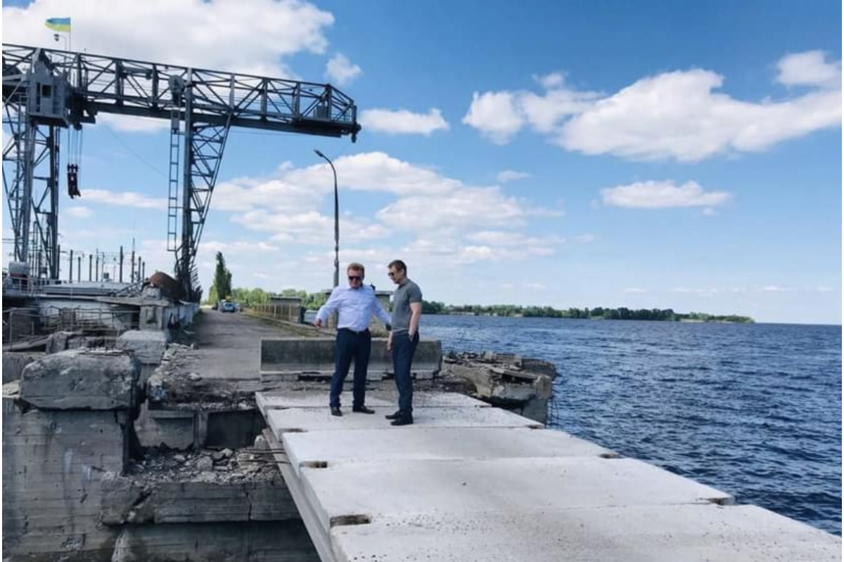 Зруйновану дамбу в Козаровичах оглянув голова Держагентства водних ресурсів
