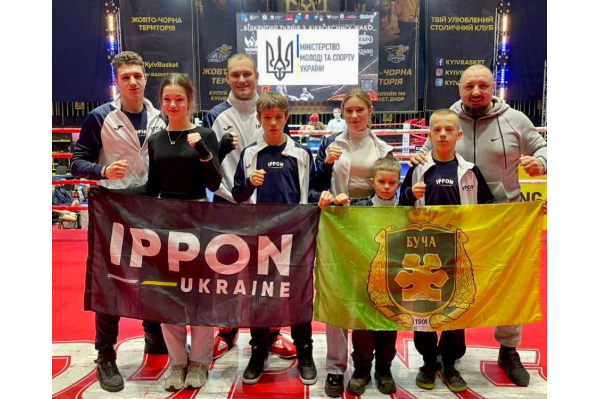 Бучанські кікбоксери тріумфували на Відкритому чемпіонаті WAKO "WIZART OPEN KIEV 2024"