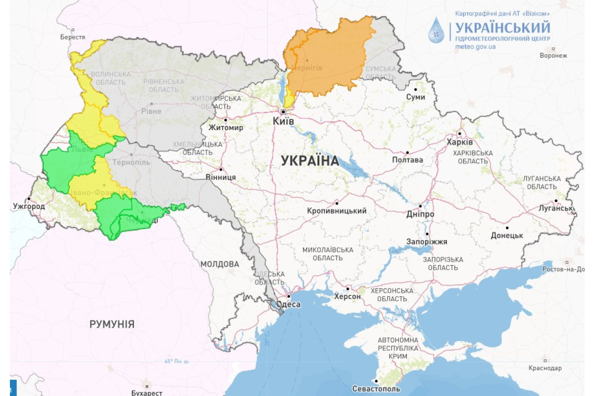 Жителів Броварського району попереджають про підтоплення