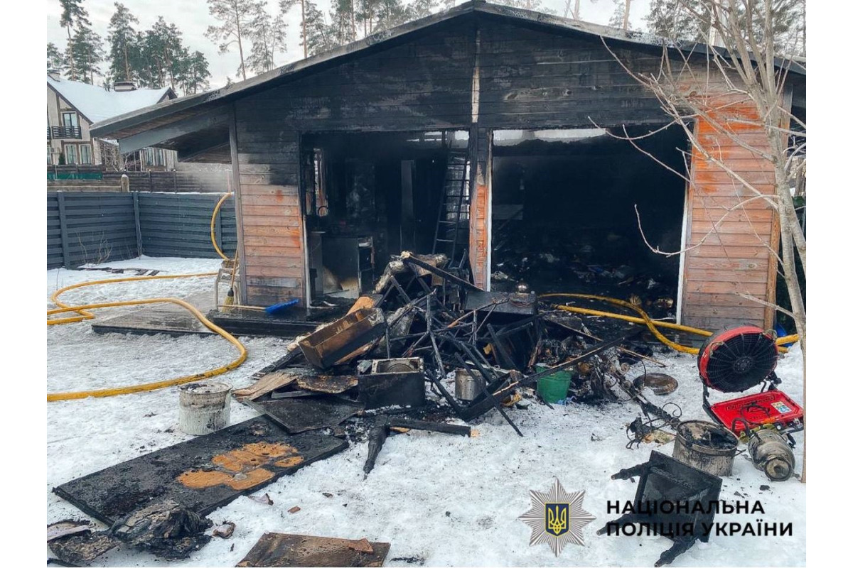 У Бучанському районі під час пожежі в приватному будинку загинула літня жінка