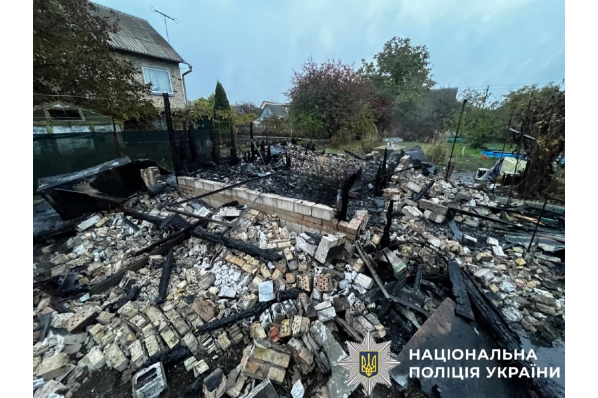 На Київщині в пожежі в дачному будинку загинув чоловік
