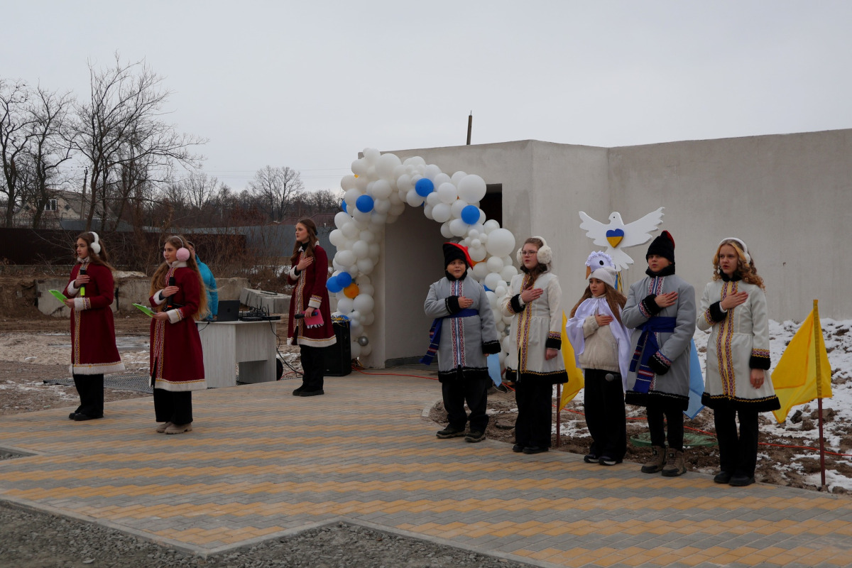 У Васильківській гімназії відкрили сучасне укриття (ФОТО)