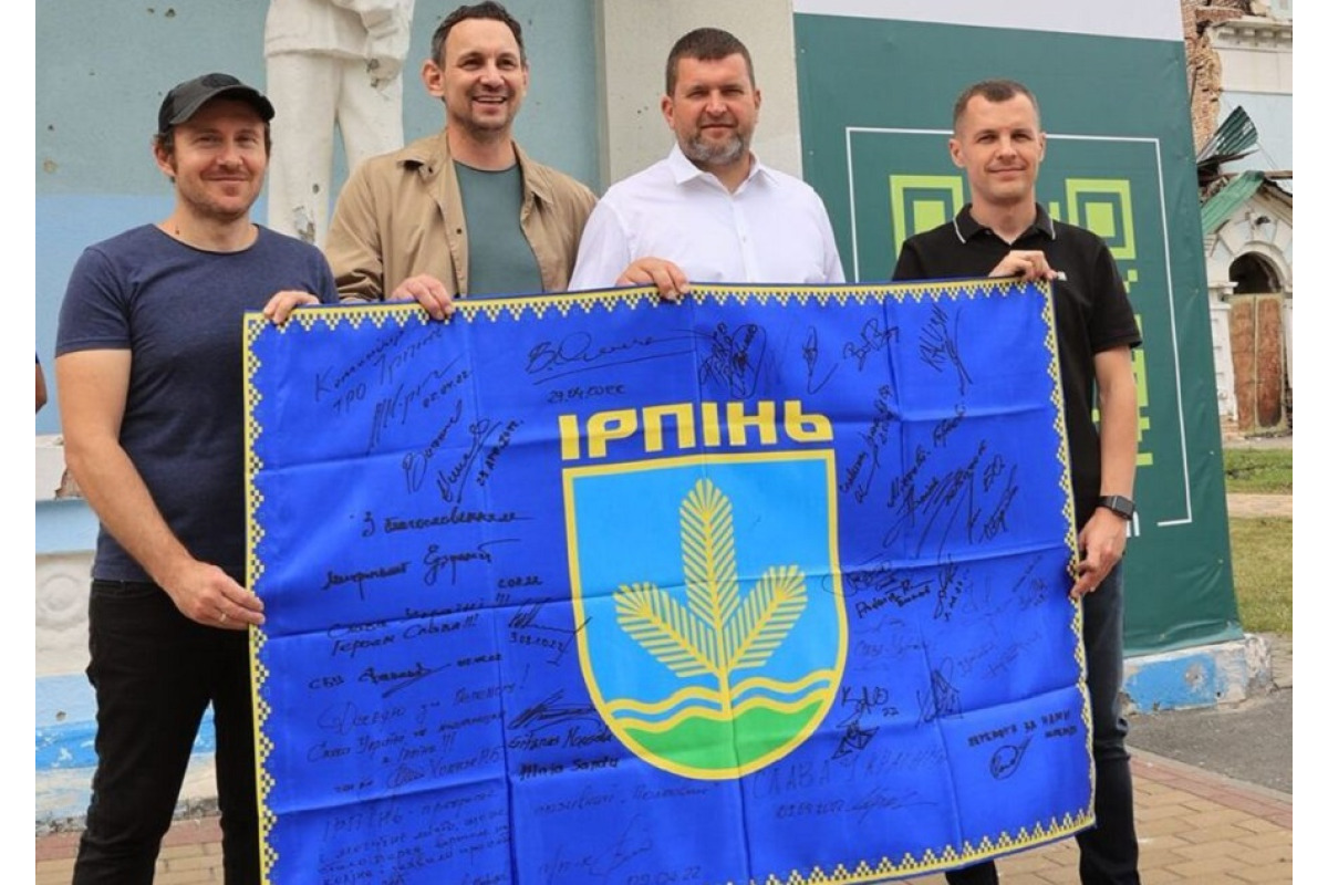 Пономарьов і Харчишин стали медіаамбасадорами Фонду відновлення Ірпеня