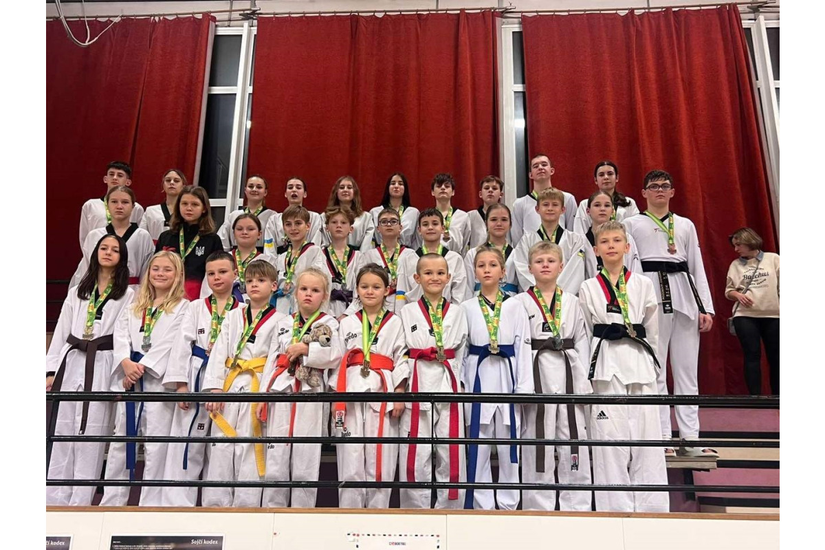 Команда Київщини з тхеквондо виборола 28 медалей на турнірі Christmas Tournament