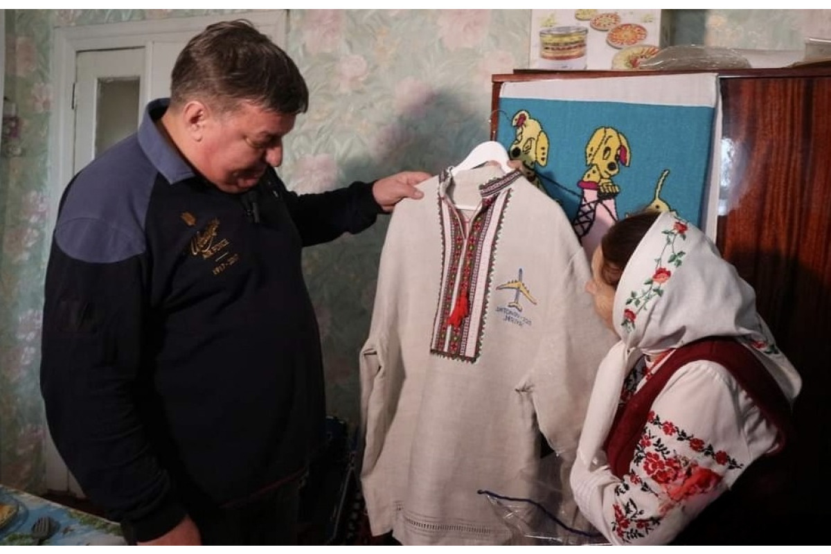 Вишиванка з музею у Великій Димерці підніметься в небо на борту відновленої "Мрії" - командир екіпажу