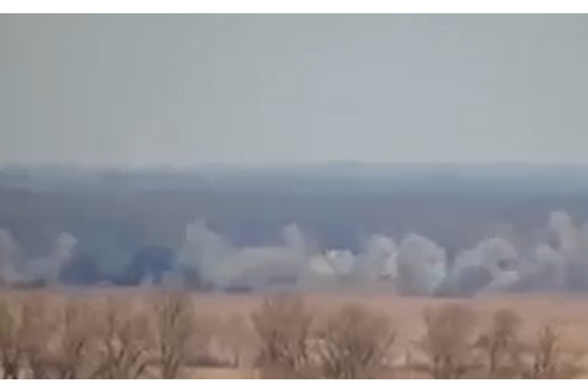 На Київщині розгромили чергову колону окупантів (ВІДЕО)