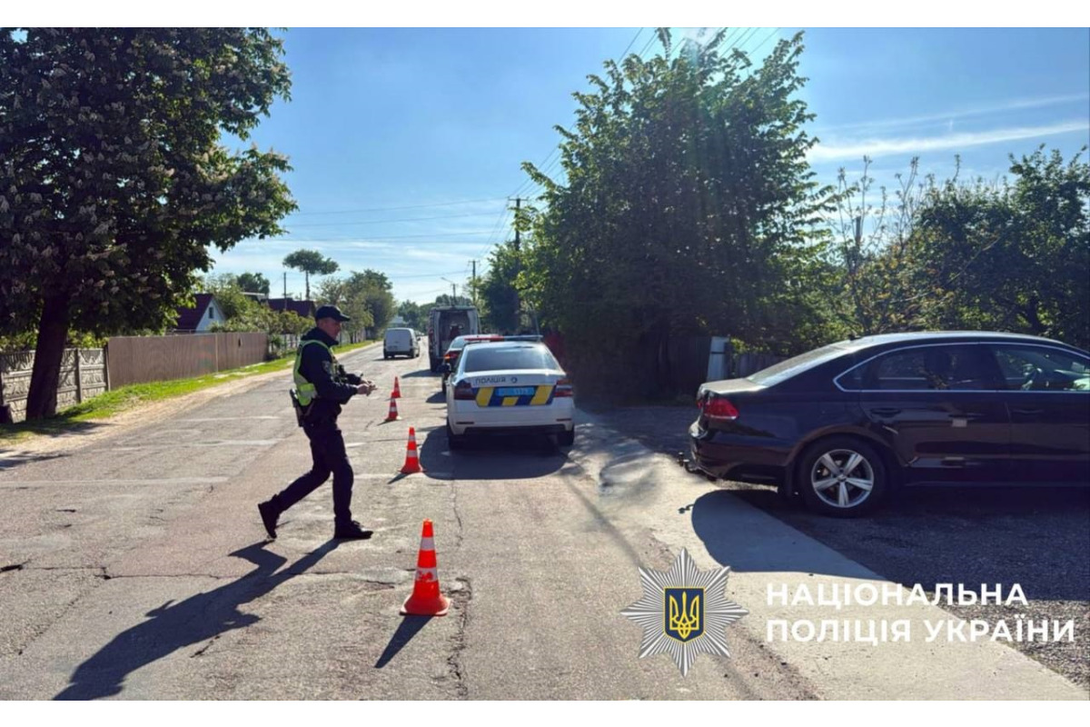 Поліція Київщини повідомила про підозру водію за вчинення ДТП, у якій загинула дитина