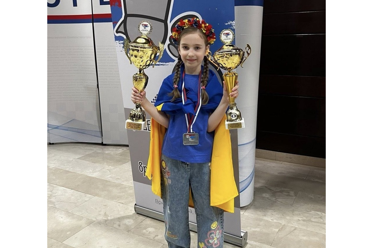 Юна шахістка з Броварів виборола два «срібла» на міжнародних турнірах у Сербії
