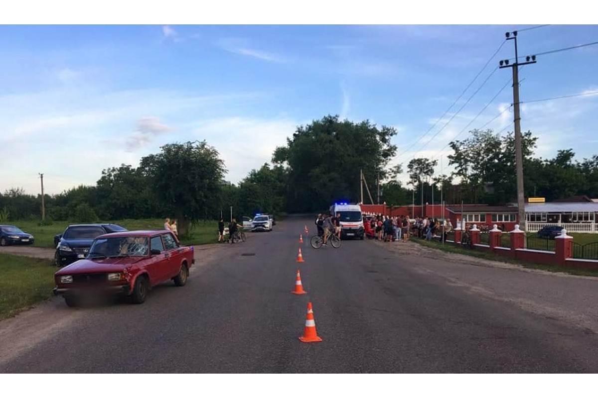 У Ковалівці п'яний водій травмував двох неповнолітніх велосипедистів (ФОТО, ВІДЕО)