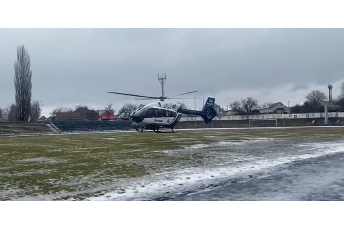 На Броварщині гелікоптер врятував життя двом жителям області (ВІДЕО)