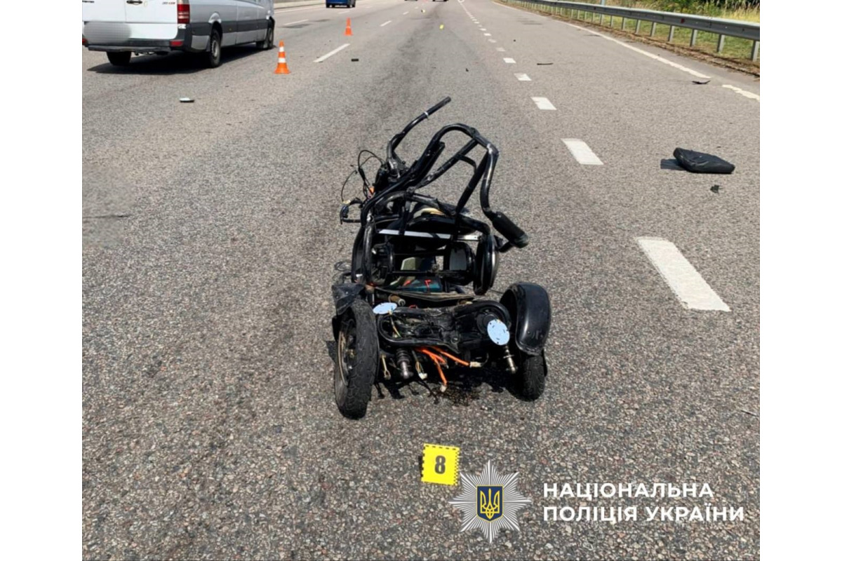 Смертельна ДТП на Фастівщині: загинув водій електроскутера