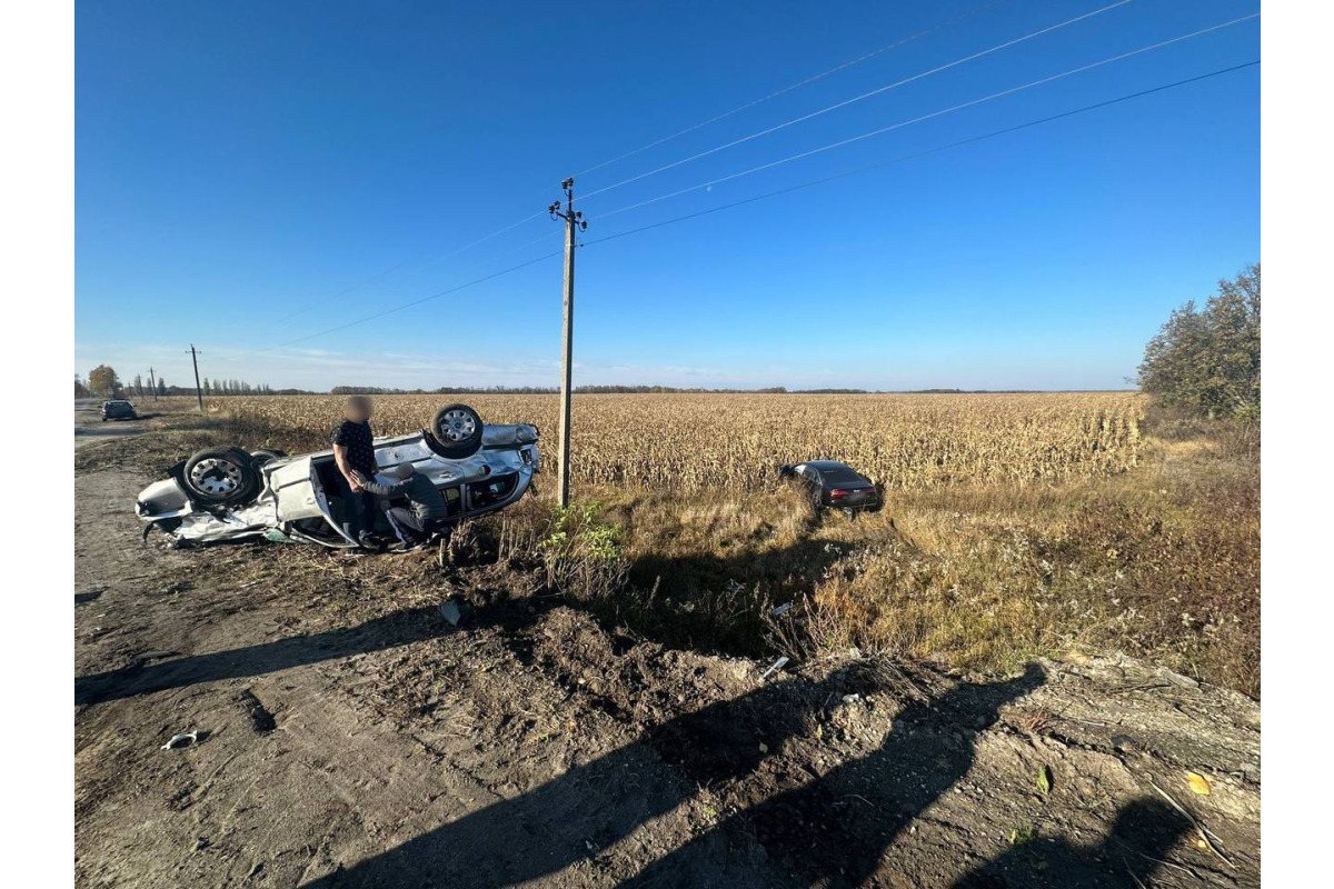 На Обухівщині у ДТП з перекиданням постраждала жінка