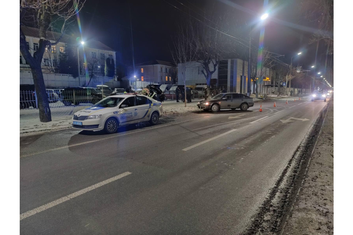 У Білій Церкві хлопець на авто Skoda збив лейтенанта Збройних Сил України