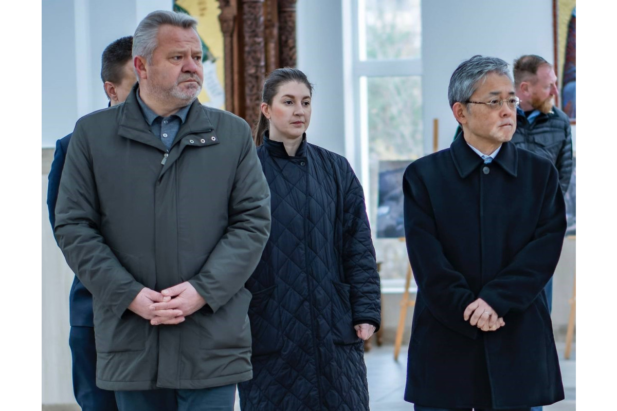 Новопризначений посол Японії в Україні Масаші Накагоме відвідав Бучу
