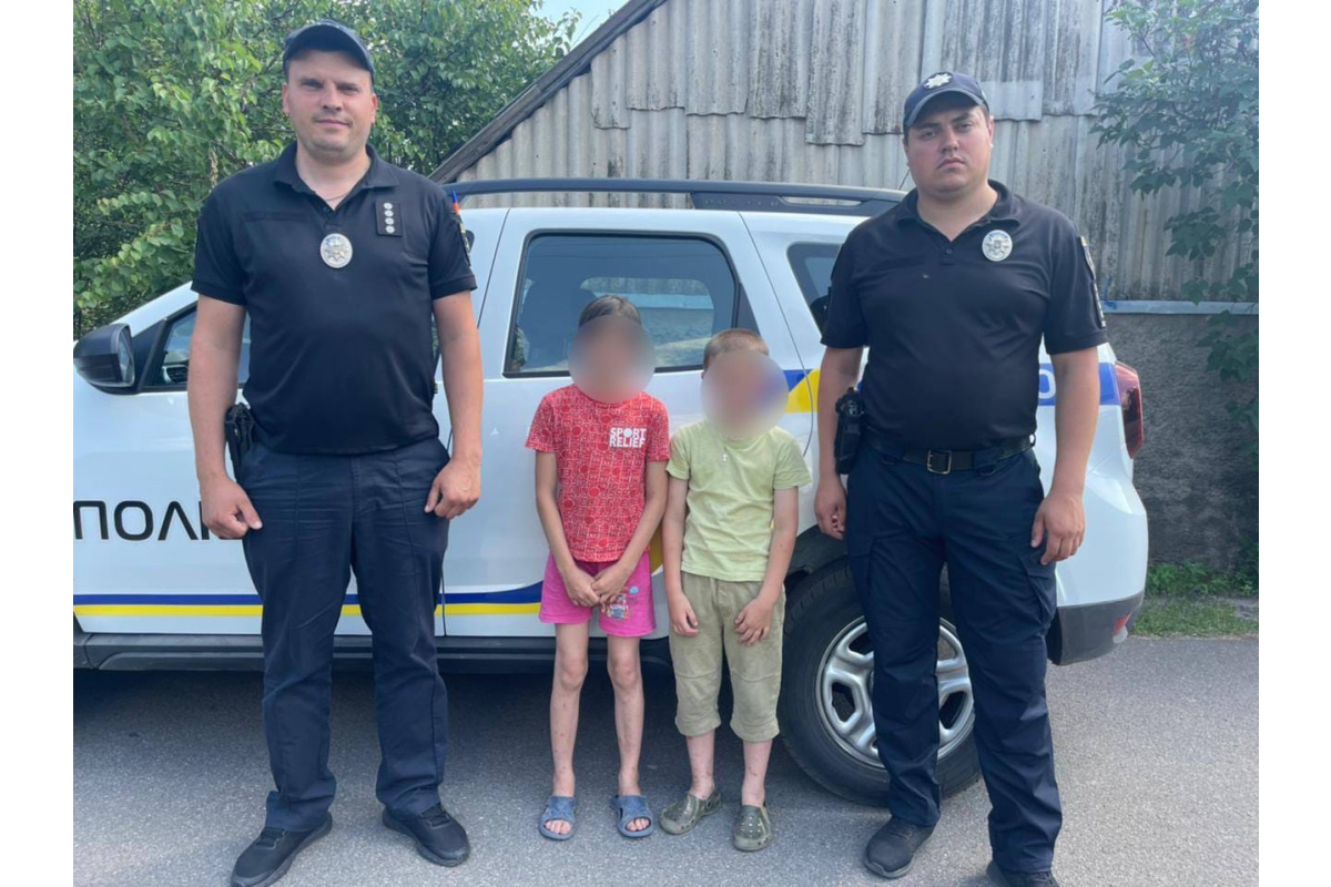 На Броващині правоохоронці оперативно знайшли зниклих дітей