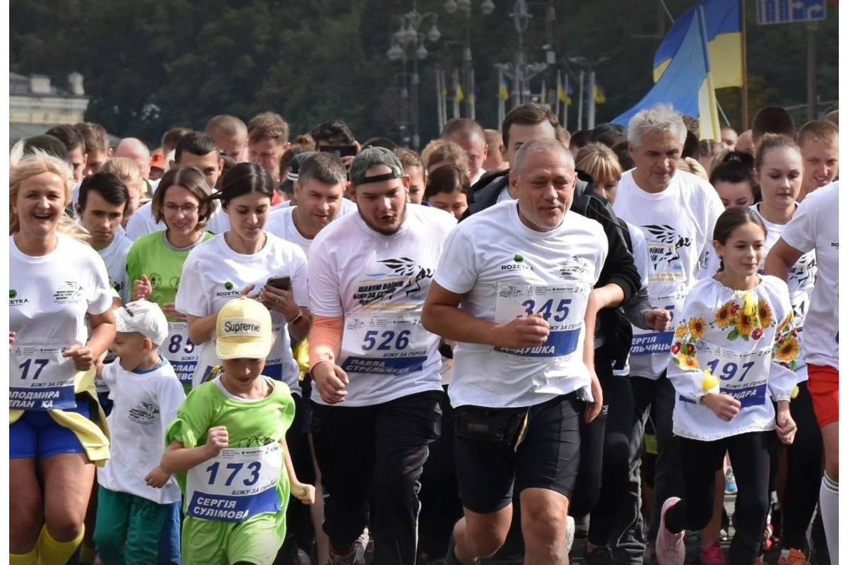 У Білій Церкві 30 серпня пройде 8-й щорічний забіг "Шаную воїнів, біжу за героїв України"