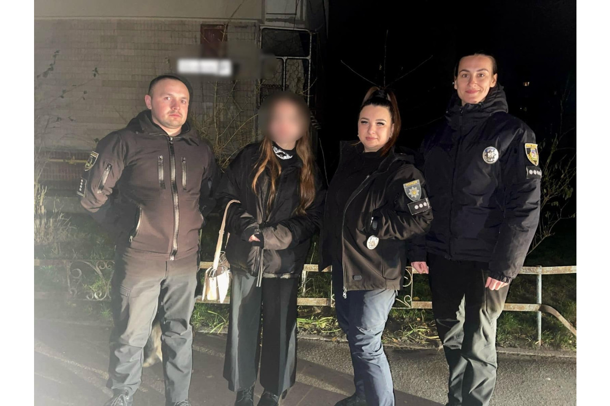 Поліцейські розшукали неповнолітню дівчину із Броварів