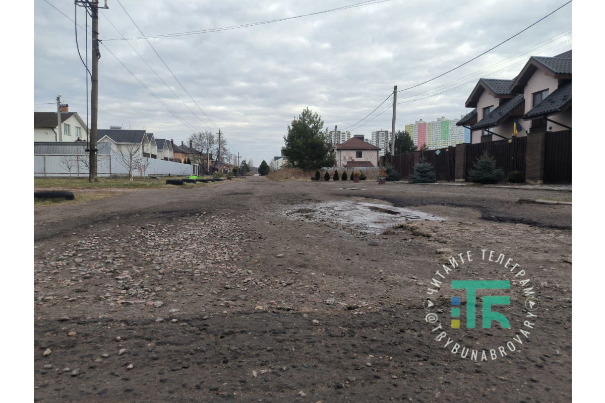 У Броварах планують капітальний ремонт вулиці Павла Чубинського