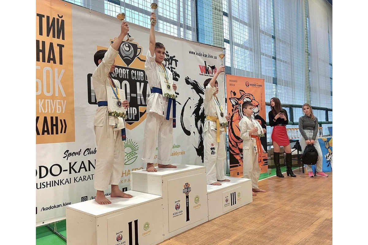 Каратисти з Бучі зайняли призові місця на Різдвяному чемпіонаті (ФОТО)