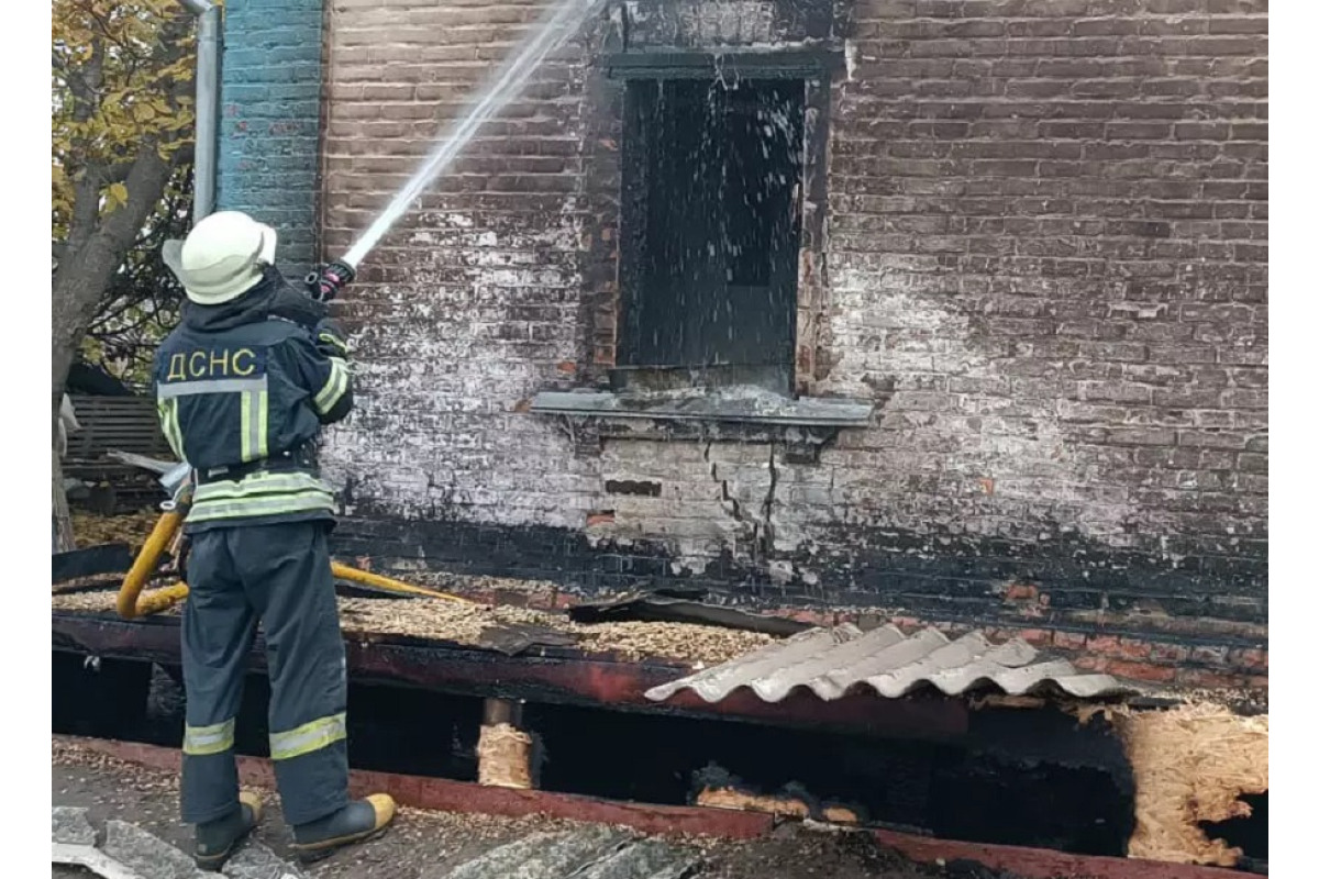 На Бориспільщині горів житловий будинок