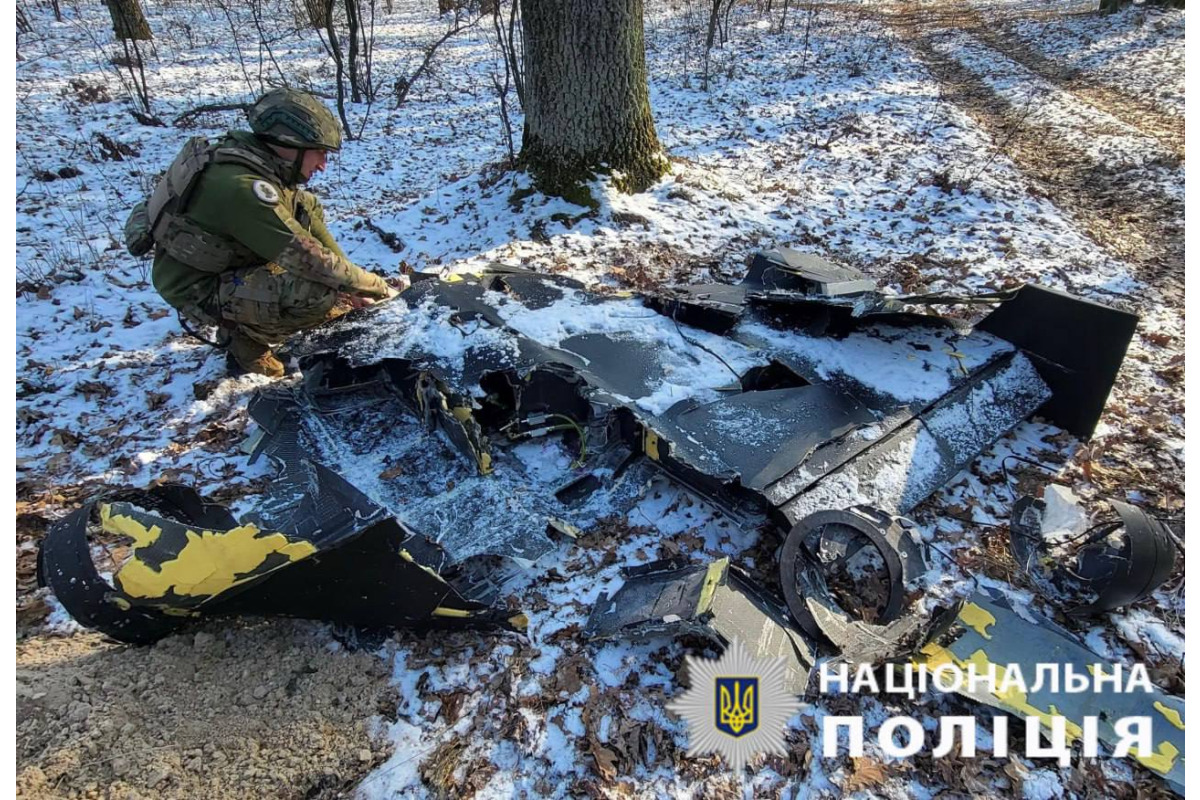 На Київщині вибухотехніки знищили бойову частину ворожого безпілотника