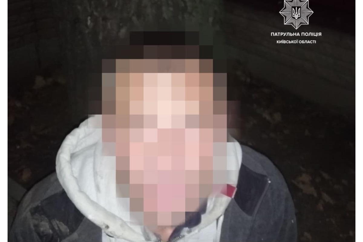 У Борисполі завдяки уважному громадянину патрульні затримали крадія кабелів зв’язку (ФОТО)
