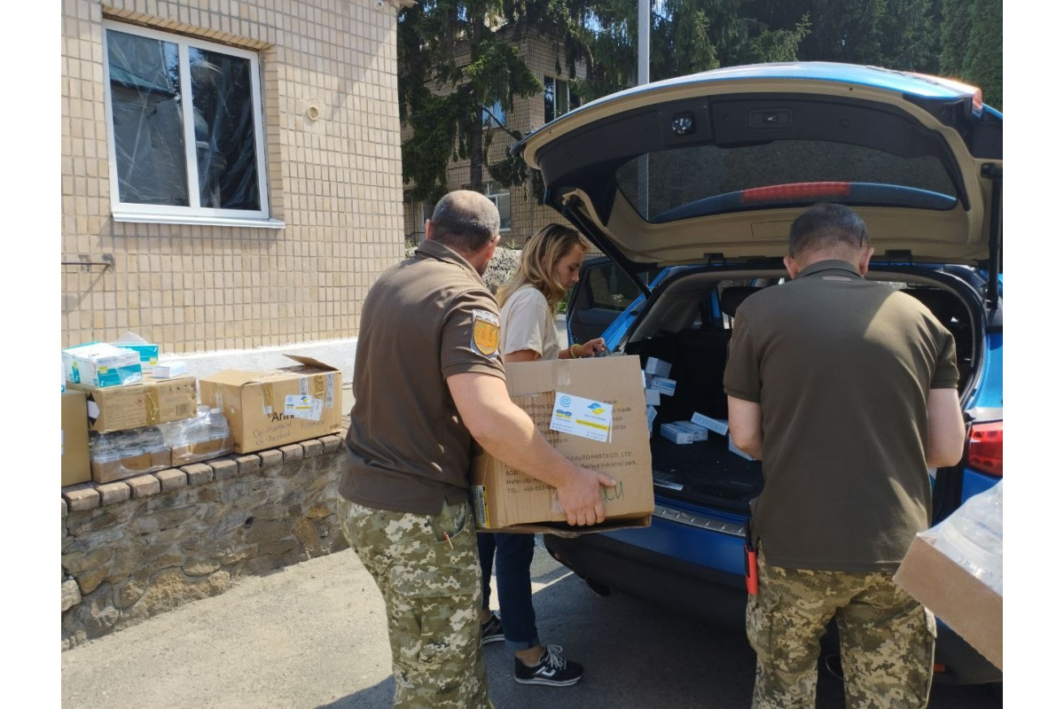 Волонтери МБФ "Повернення"  відвідали Білоцерківський військовий шпиталь
