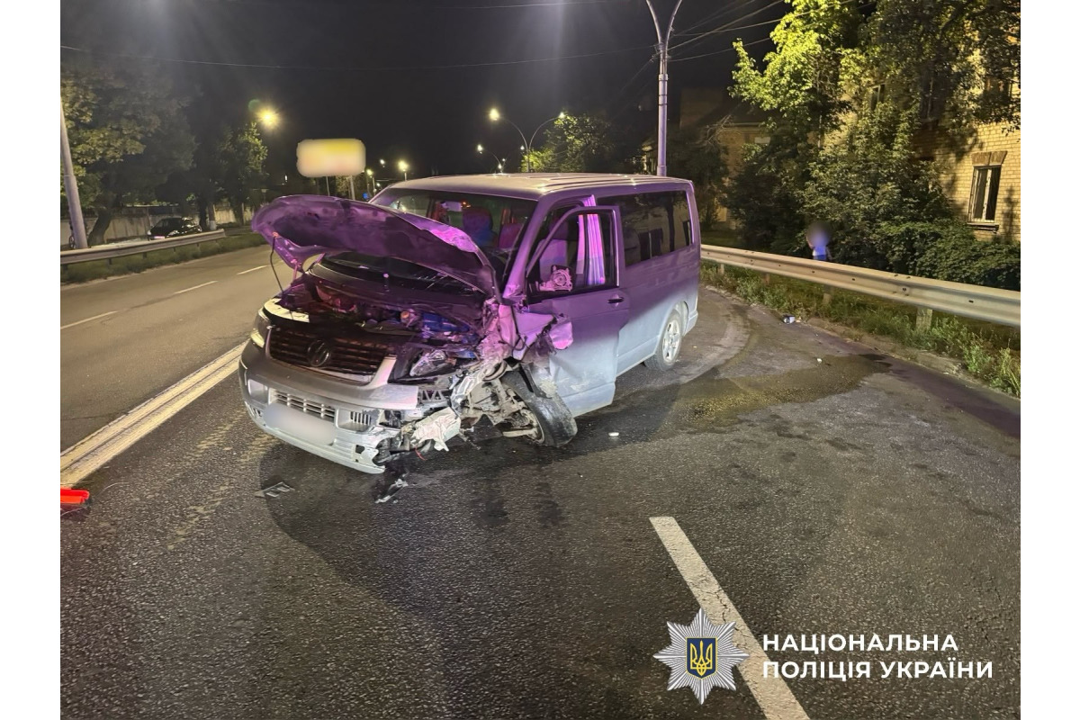 Унаслідок ДТП на Київщині постраждали троє людей