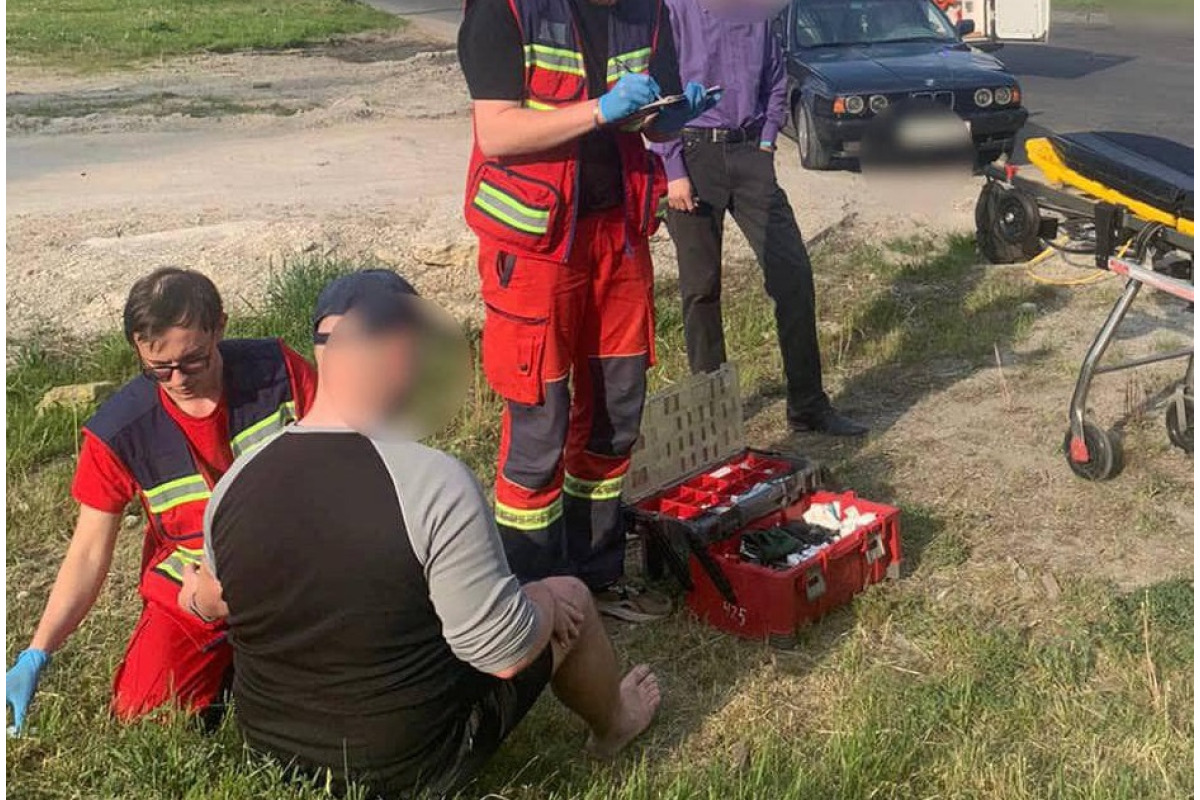 У Броварах автомобіль збив чоловіка на велосипеді