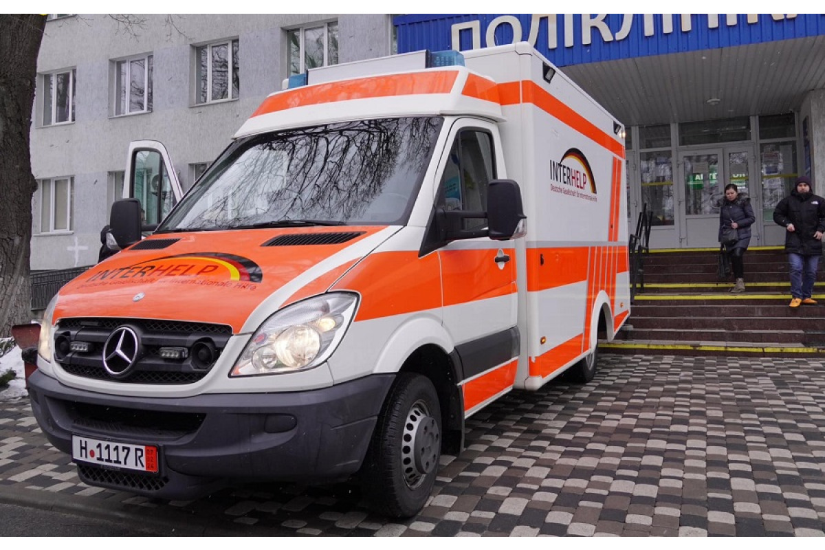 Ірпінська ЦМЛ отримала сучасний реанімобіль