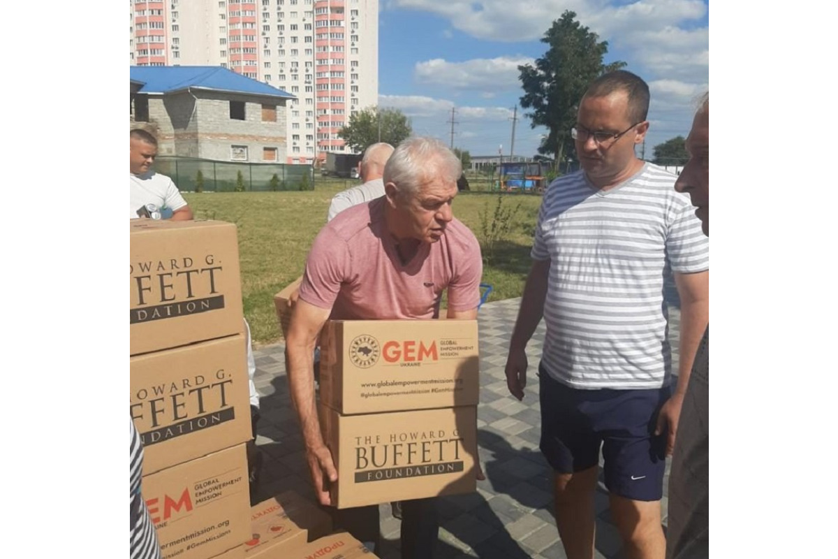 У Броварах переселенці отримали допомогу від благодійного фонду GEM (ФОТО)