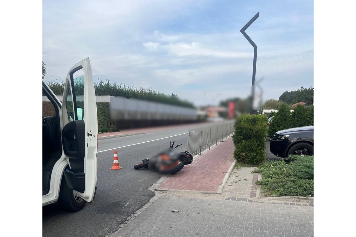 На Броварщині сталася ДТП за участю мотоцикліста
