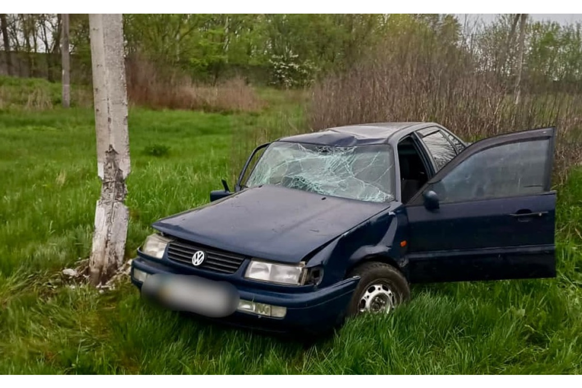 У Баришівці водій збив пішохода та врізався в електроопору