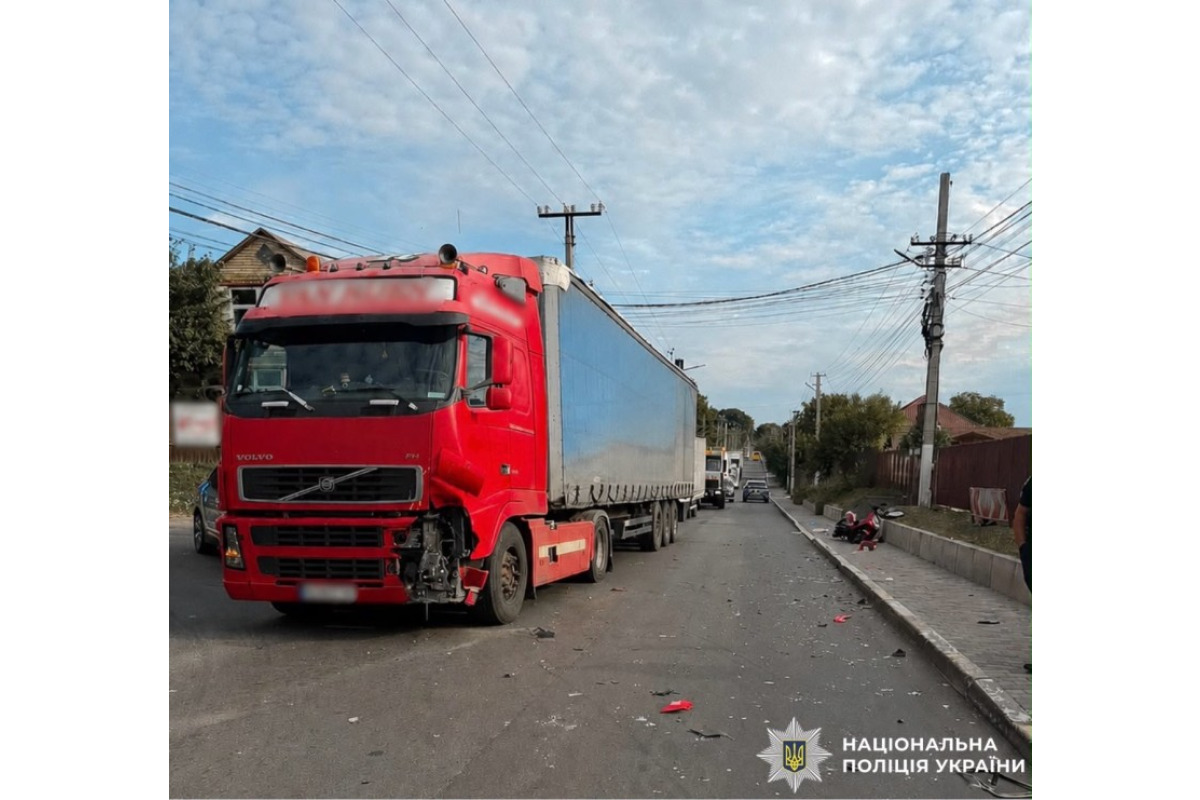На Бучанщині водію вантажівки повідомили про підозру через смертельну ДТП із електромотоциклом
