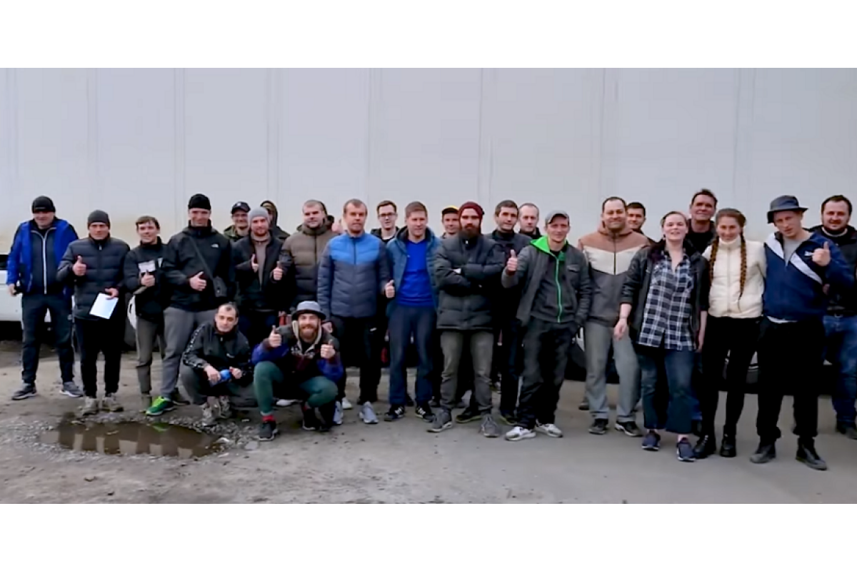 До міста-героя Ірпеня доставили 45 тонн гуманітарної допомоги (ВІДЕО)
