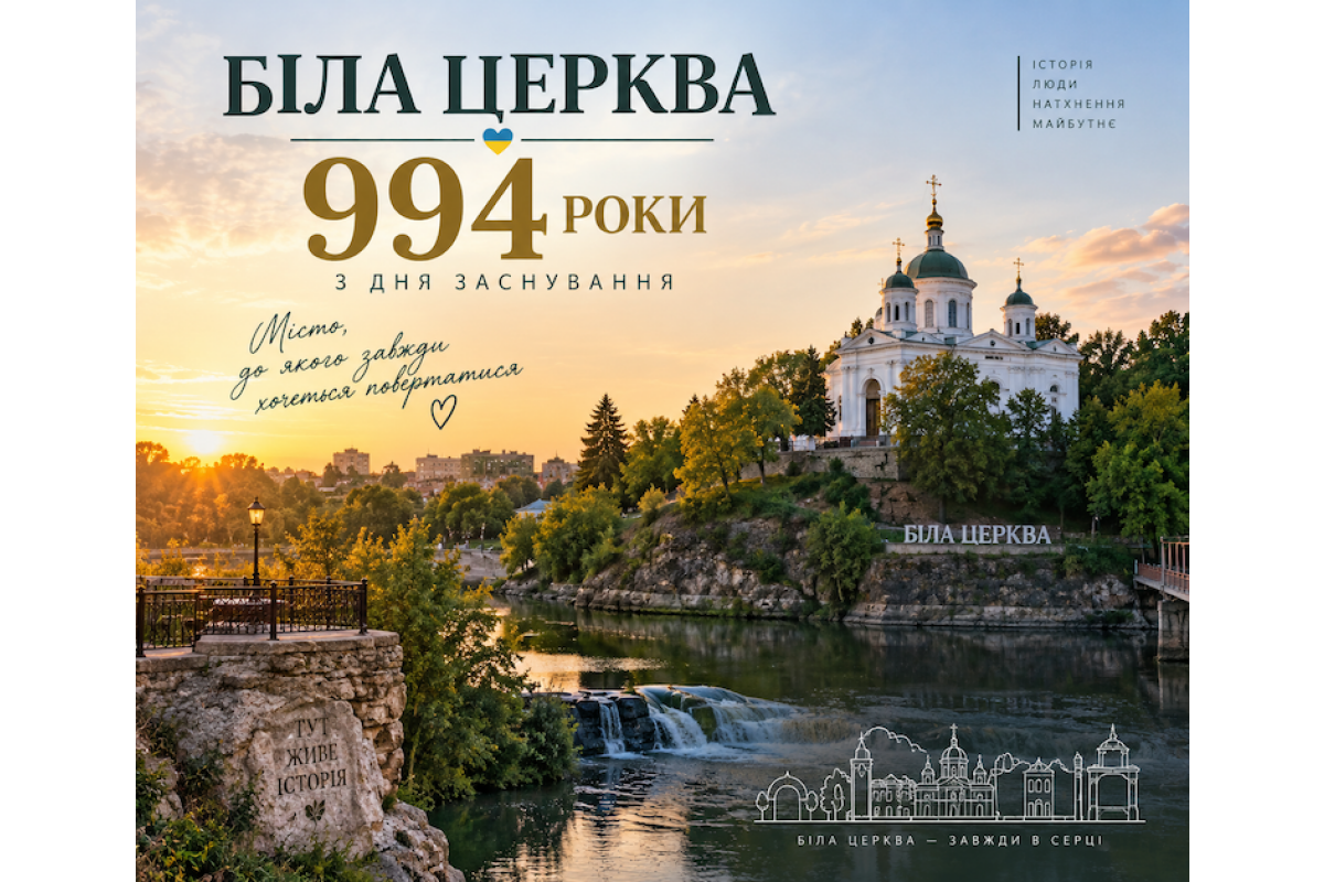 Білій Церкві - 994 роки: місто відзначає день заснування