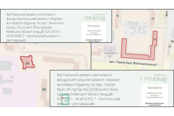 За майже 2 млн грн відремонтують дахи двох житлових будинків у Білій Церкві