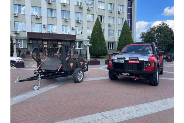 В Ірпінь доставлено роботизовану машину для розмінування