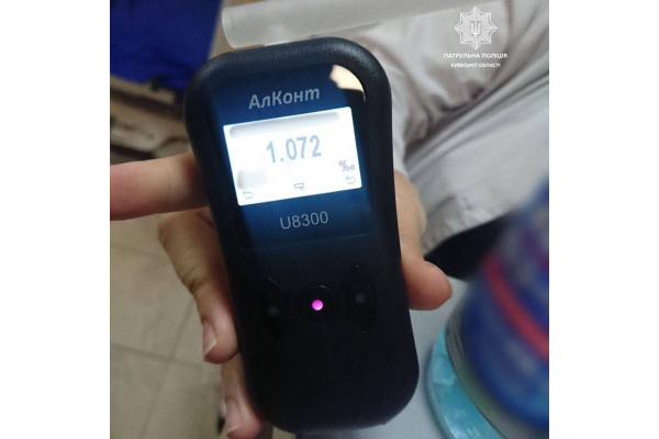 Двох нетверезих водіїв затримали на Броварщині