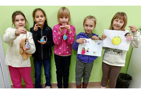 У Бучі пройшло арт-терапевтичне заняття для дітей