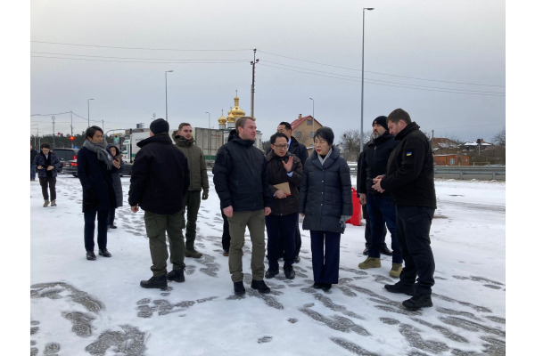 Глава МЗС Японії Камікава Йоко відвідала Ірпінь (ФОТО)