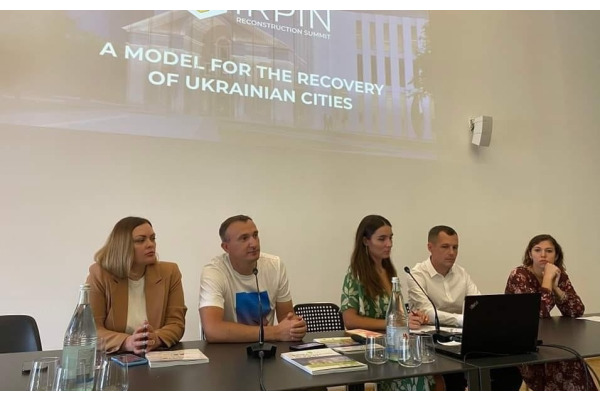 Команда Irpin Reconstruction Summit презентувала свої роботи в Італії (ФОТО)